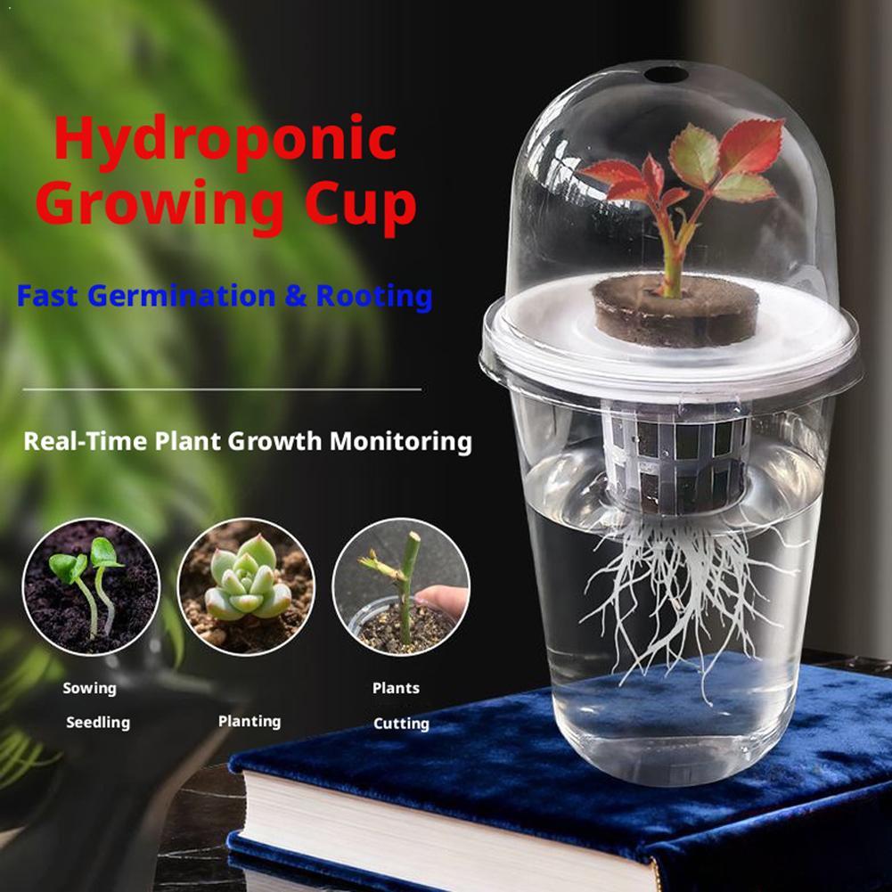 Hydroponic Tower - Pot de culture hydroponique transparent en