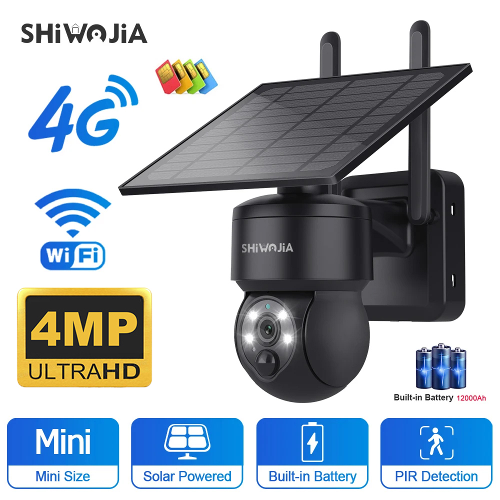 WinterWOJIA-Caméra solaire PTZ - Garden Camera avis et prix