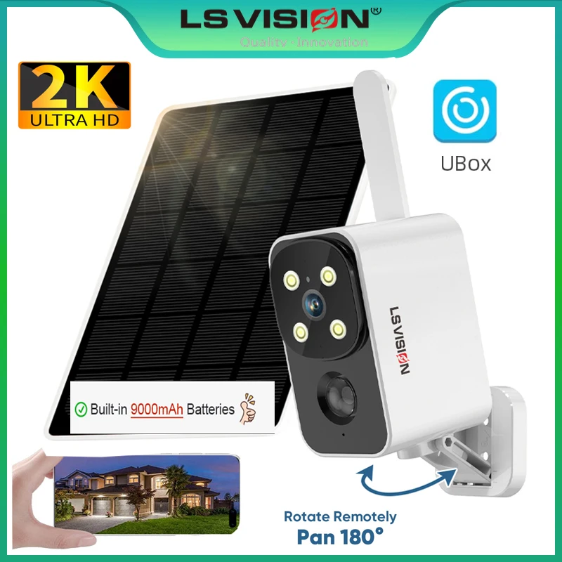 LS VISION caméra solaire extér - Garden Camera avis et prix