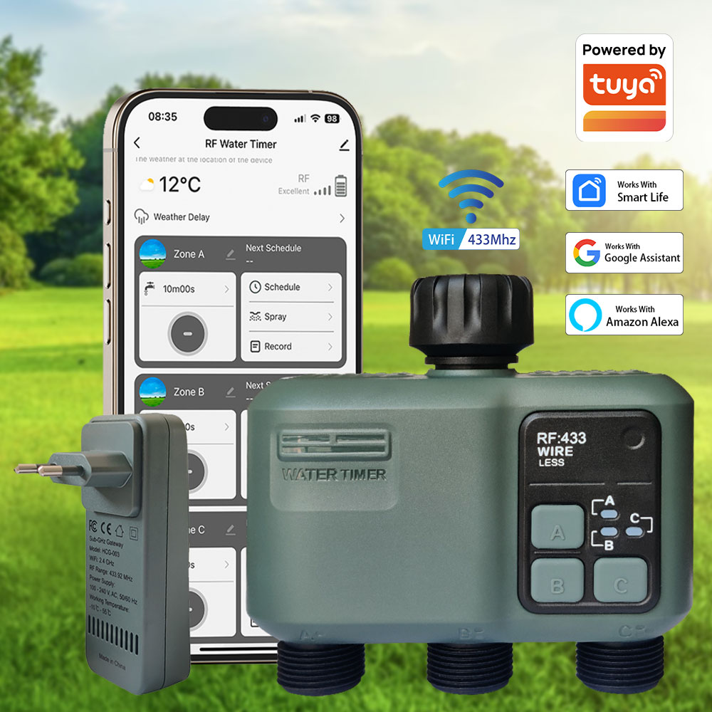 Minuteur d'arrosage Tuya Wifi+ - Smart Garden Kit avis et prix